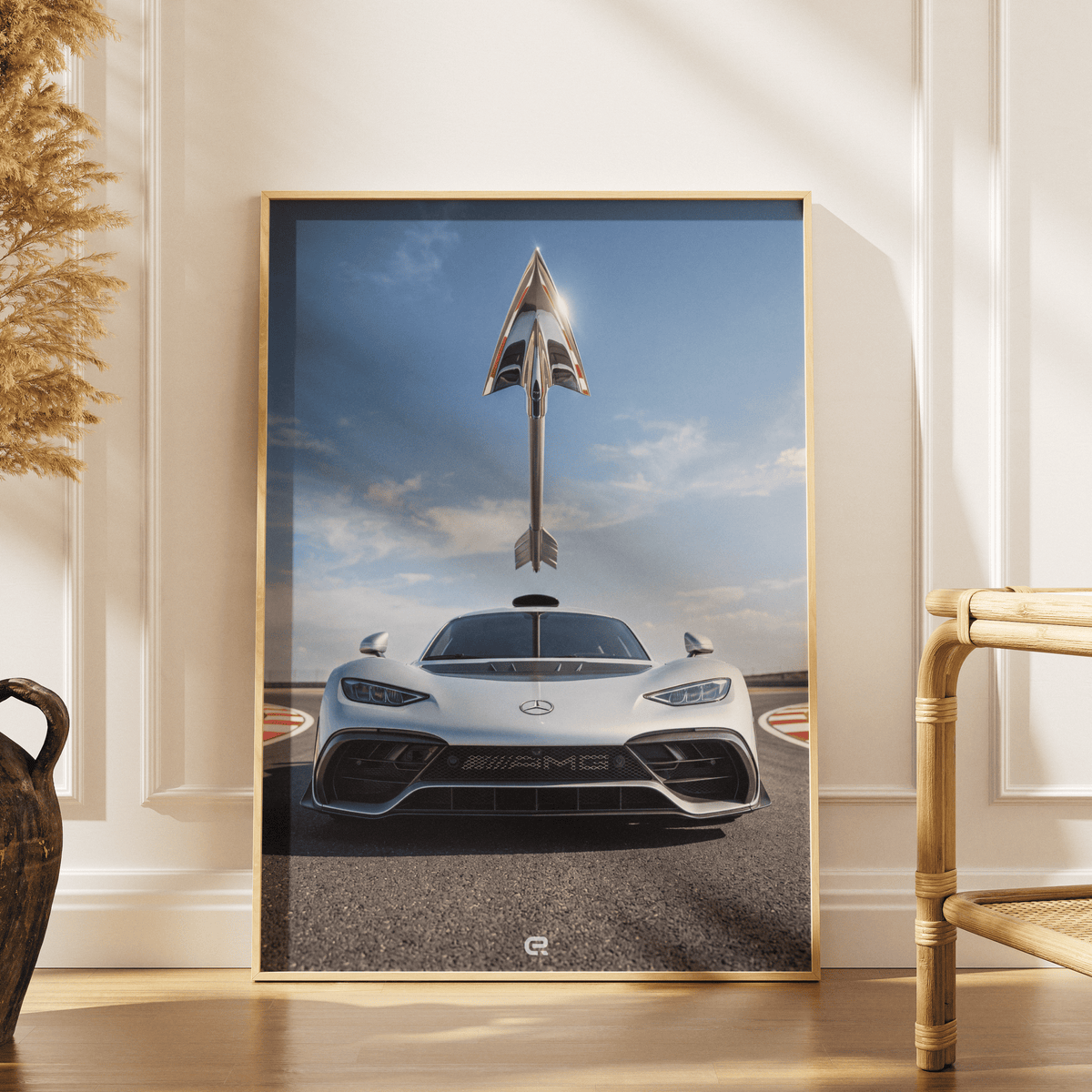 Surreal Scene Silver Streak