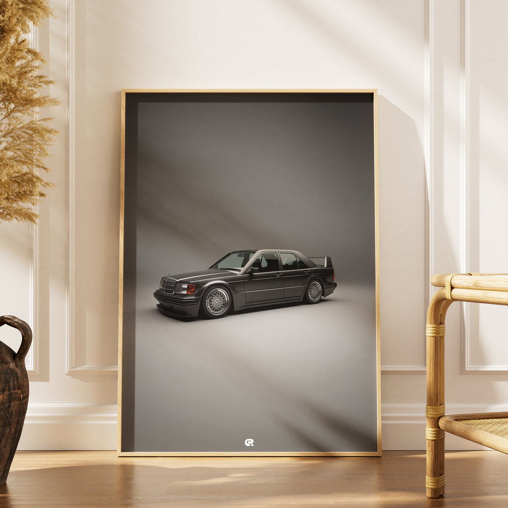 Clean Classic Eighties Sedan Grau