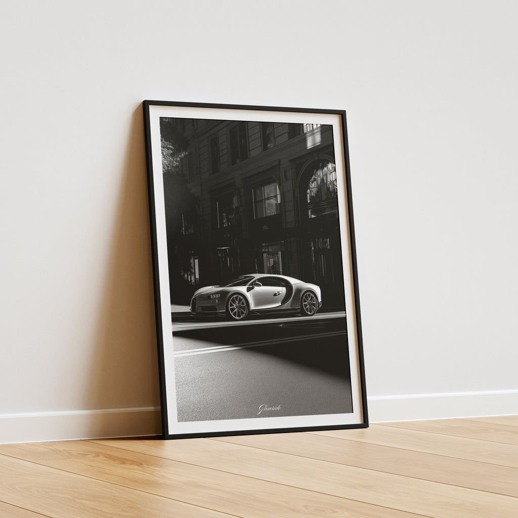 Luxury Line Kollektion – Bugatti Chiron Illustration