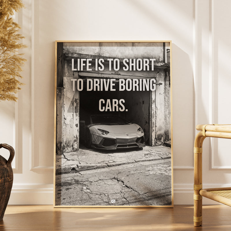 Car Caption Garage Dreams