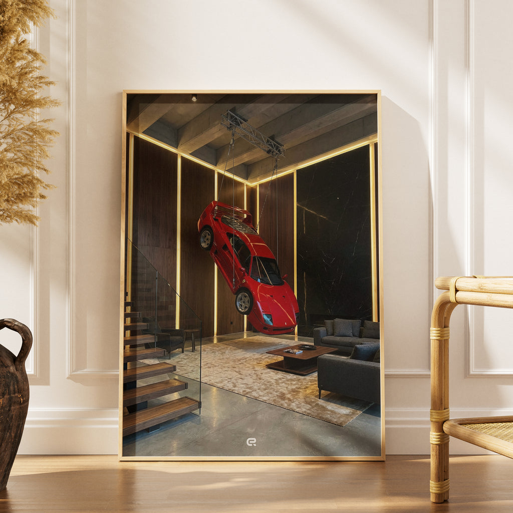 Surreal Scene Ceiling Wedge