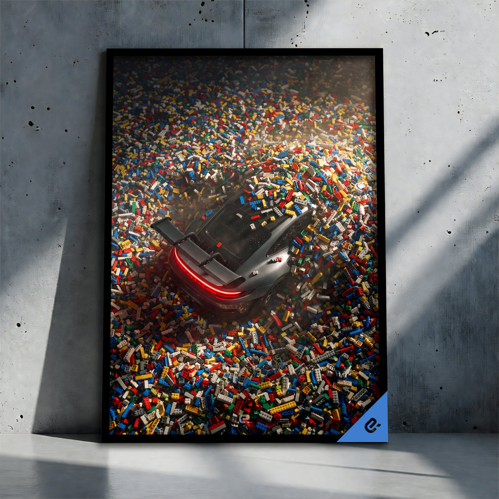 Surreal Scene Color Stones