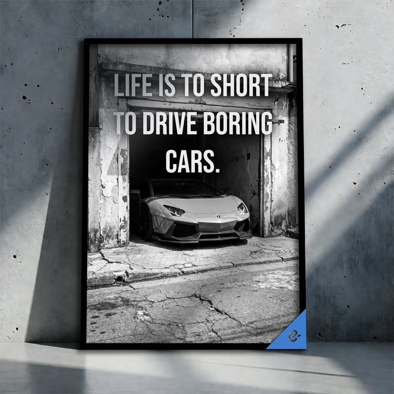 Car Caption Garage Dreams