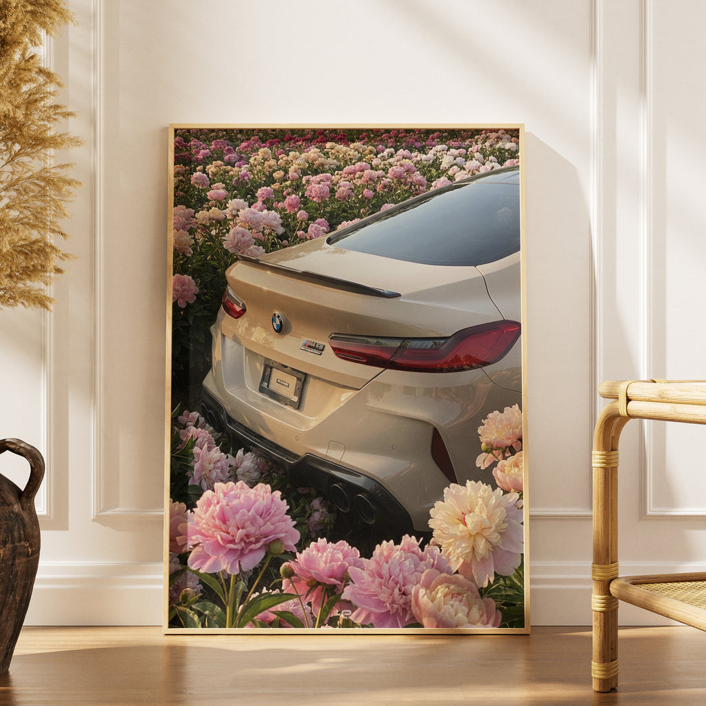 Surreal Scene Flower Field