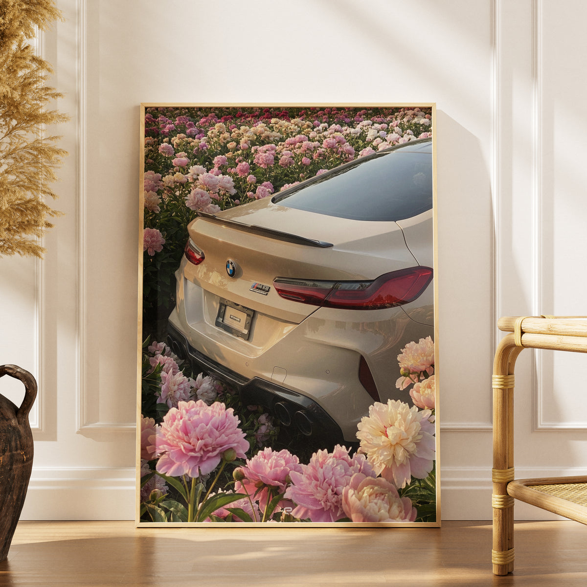 Surreal Scene Flower Field