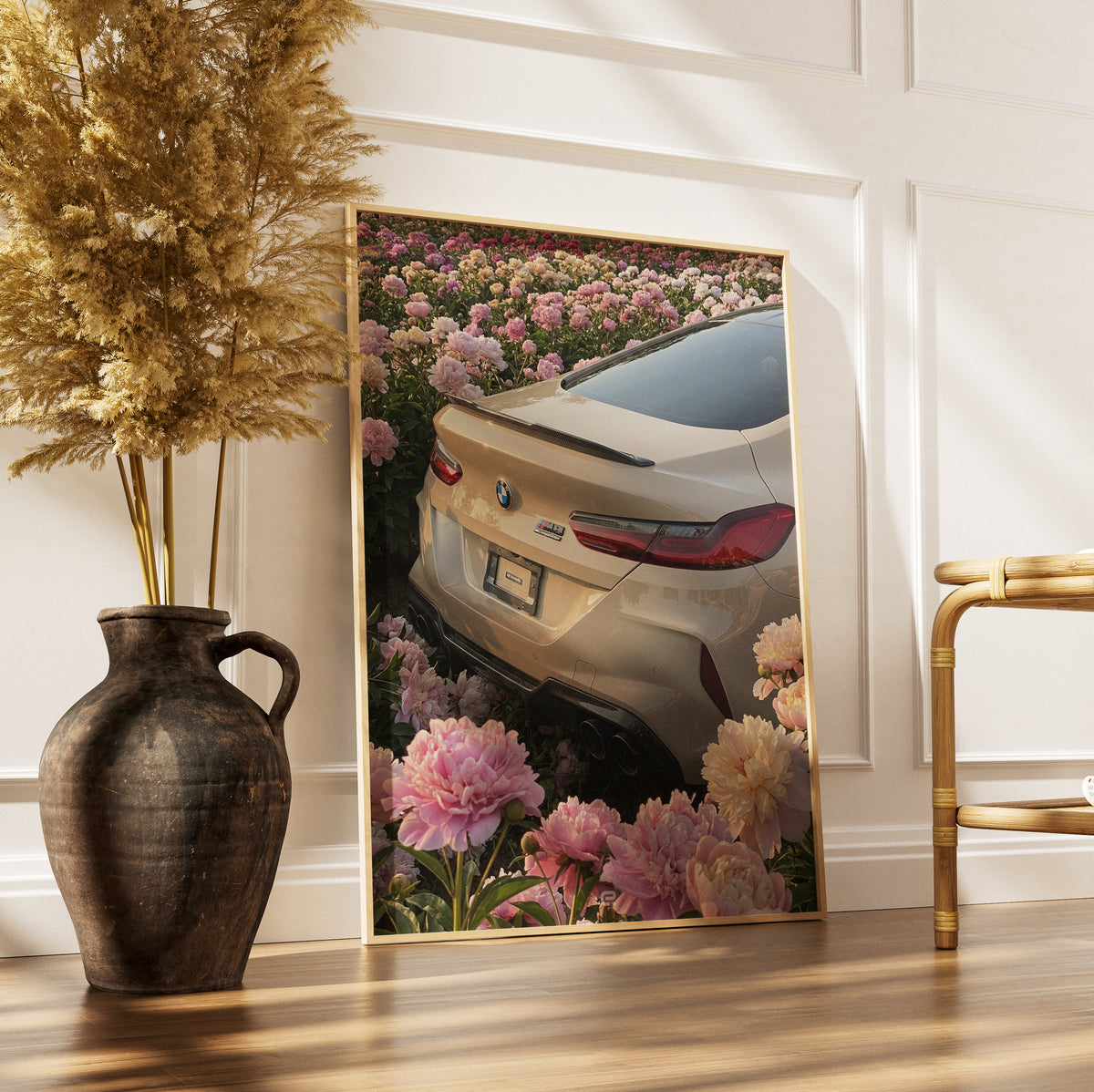 Surreal Scene Flower Field