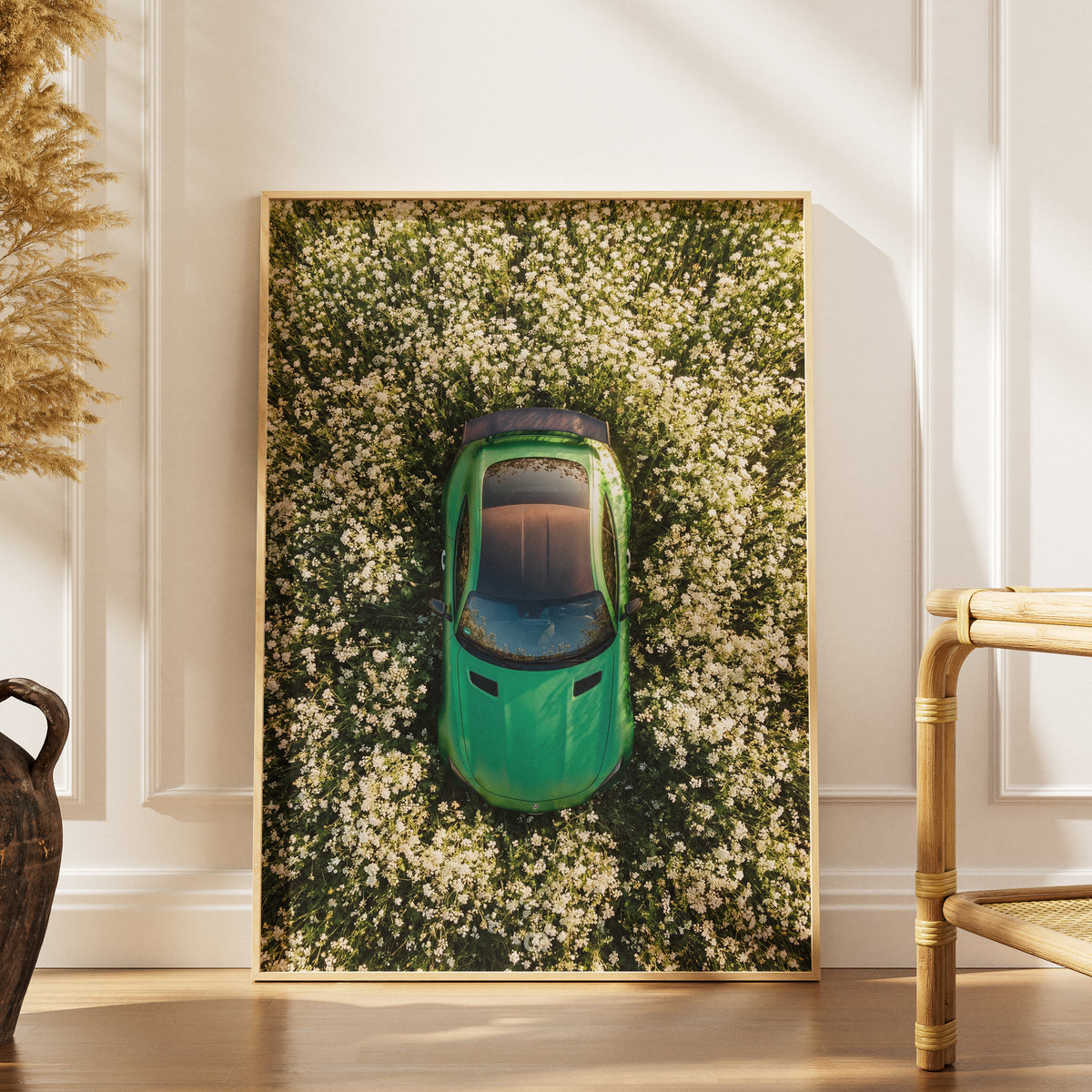 Surreal Scene Flower Bed