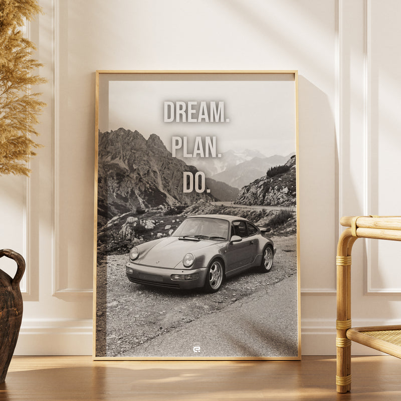 Car Caption Mountain Road