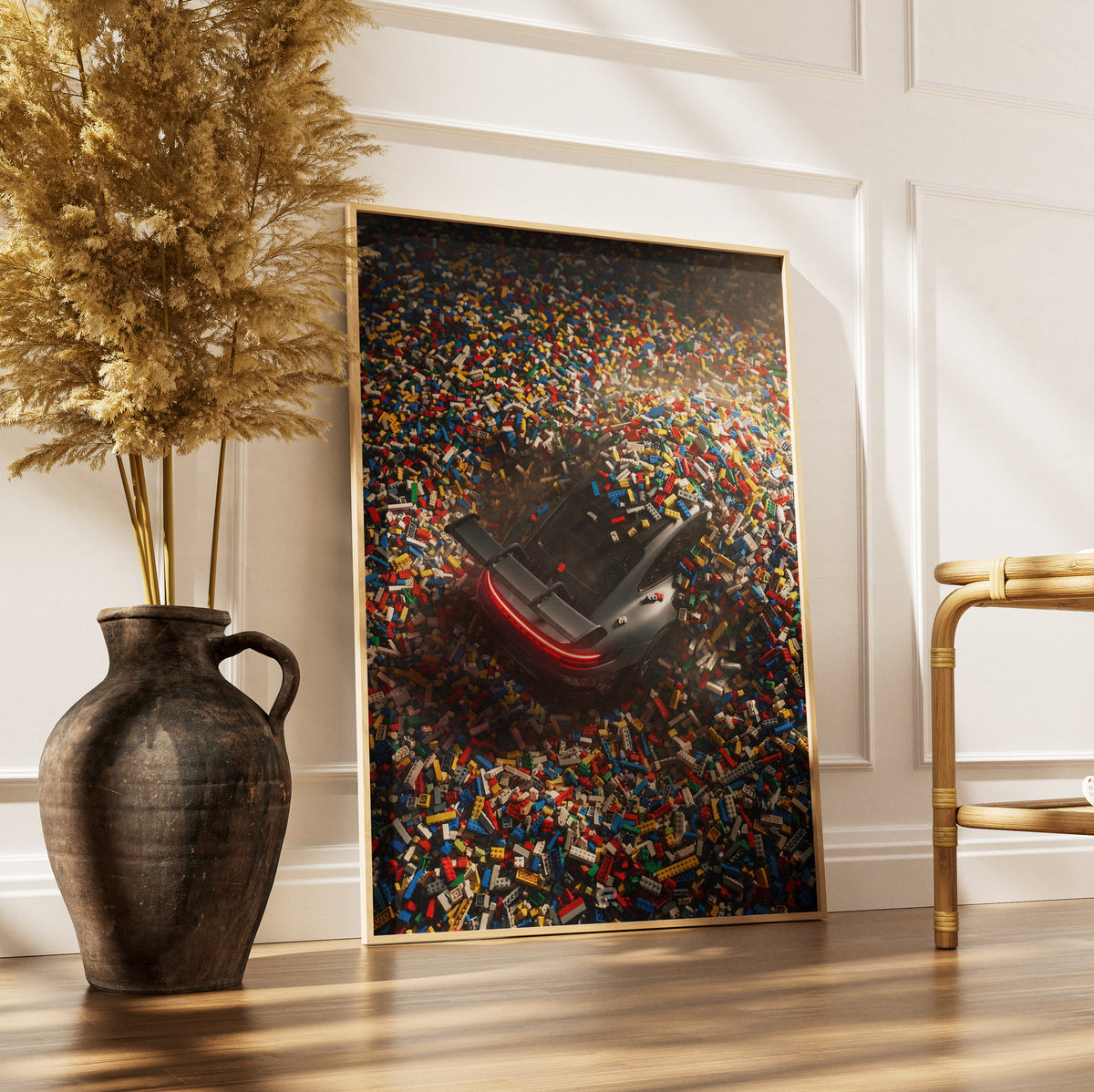 Surreal Scene Color Stones