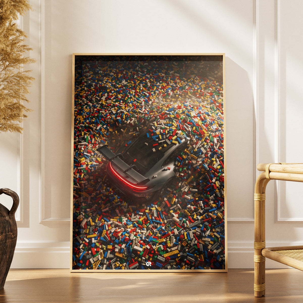 Surreal Scene Color Stones