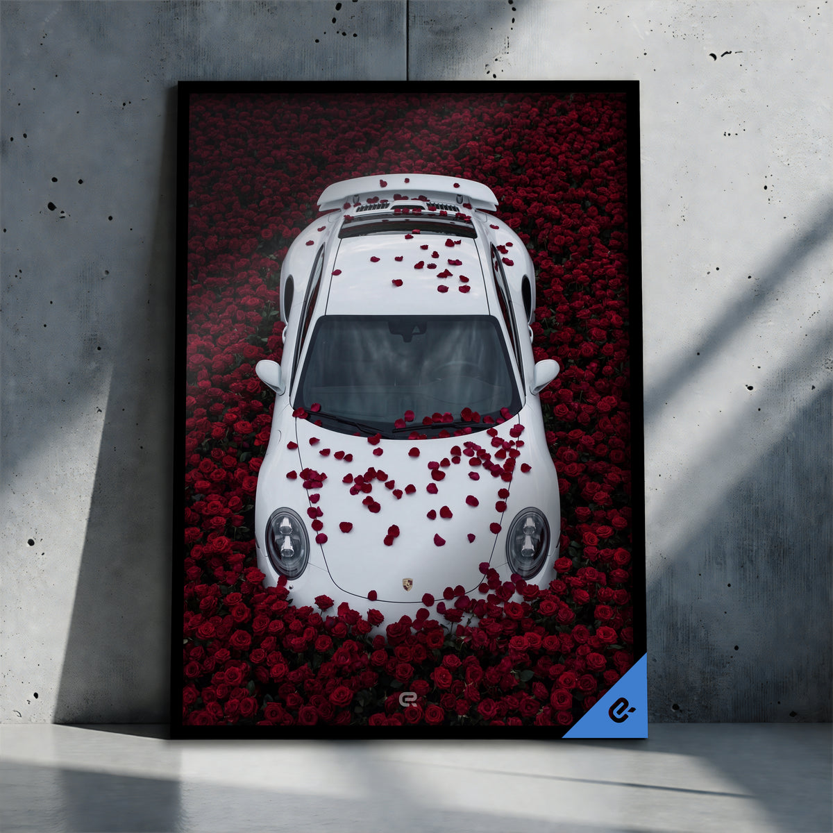 Surreal Scene Rose Bed