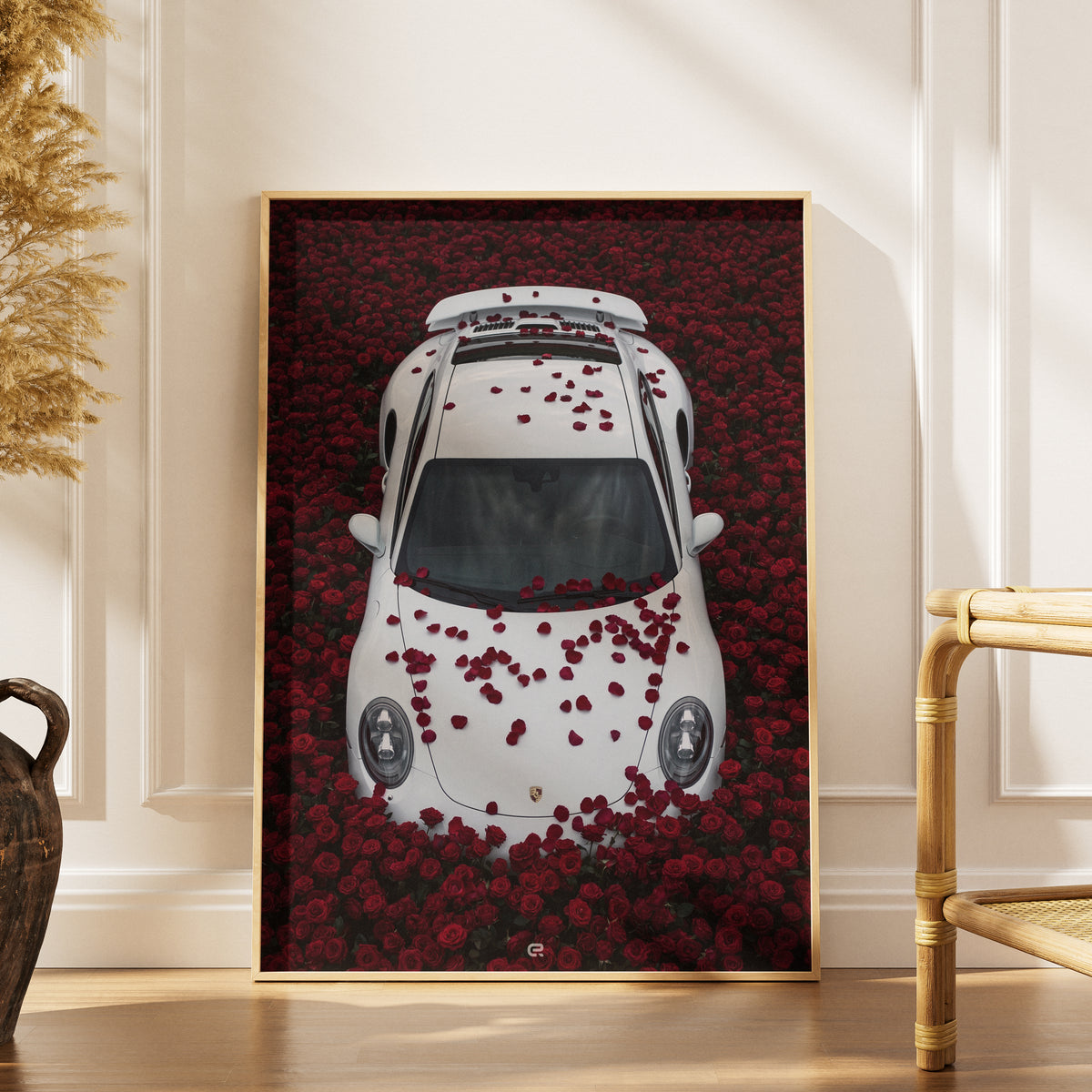 Surreal Scene Rose Bed