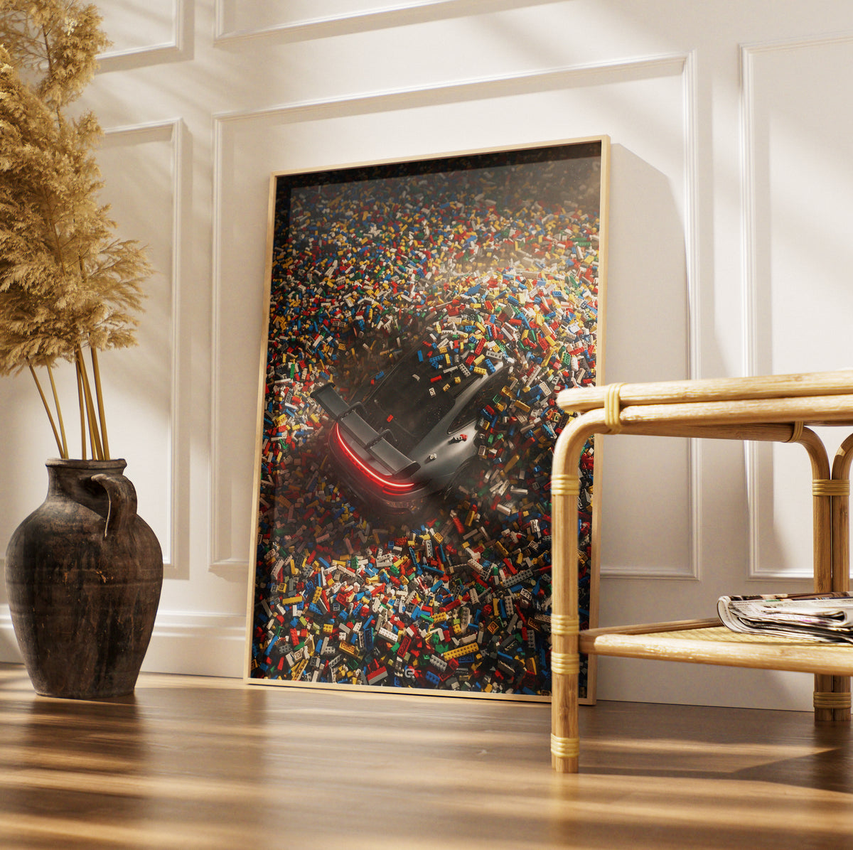 Surreal Scene Color Stones