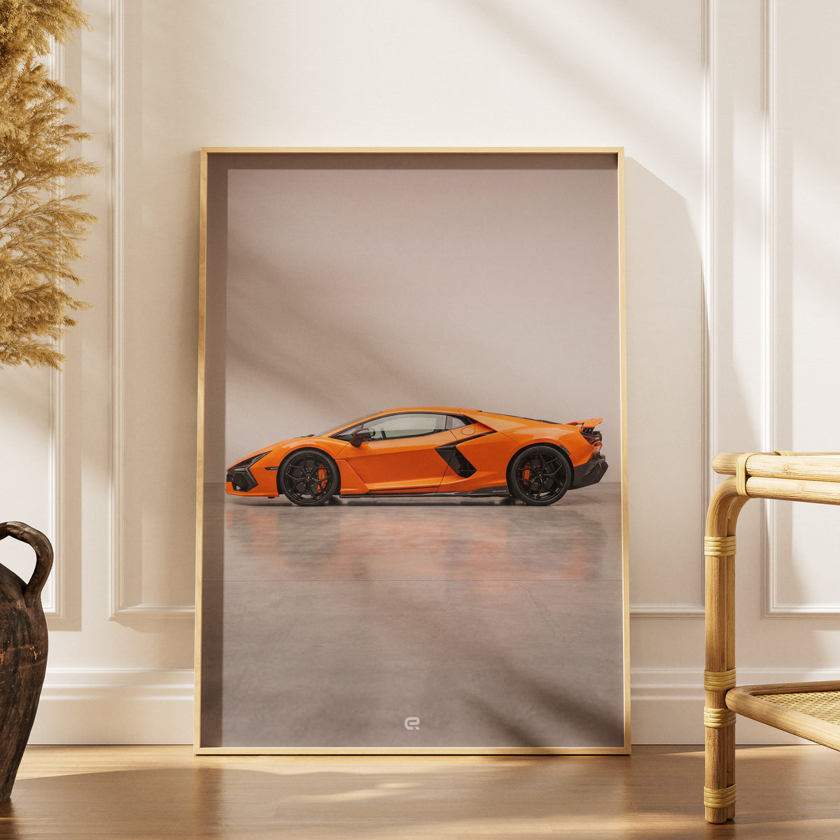 Clean Classic Orange Edge Side