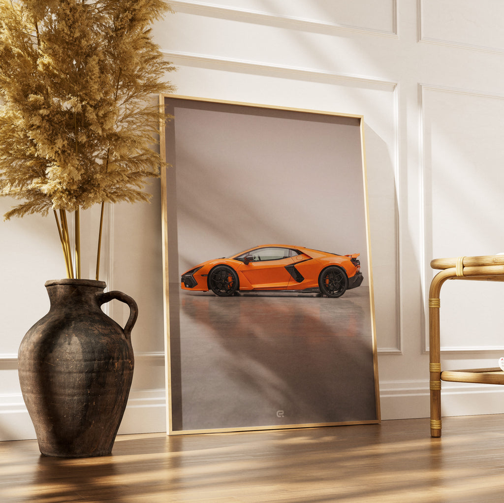 Clean Classic Orange Edge Side